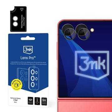 slomart Zaštitno staklo za objektiv fotoaparata 3mk Lens Protection Pro za Samsung Galaxy Z Flip 7 - crno