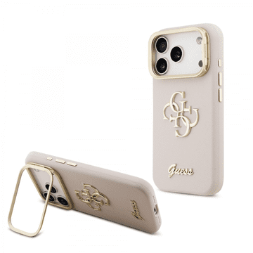 Guess Cam Stand GUHCP17XPCS4GSP silikonska maskica za iPhone 17 Pro Max