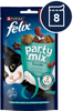 Felix Party Mix poslastice za mačke s okusom lososa, bakalara i pastrve, 8x60g