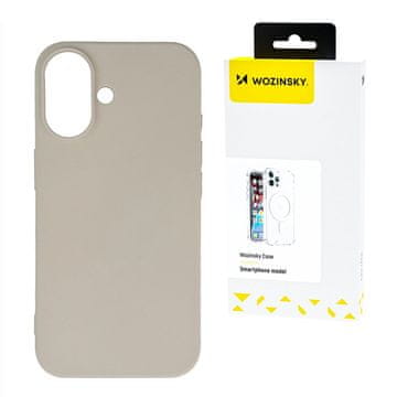 slomart Silikonska maskica Wozinsky Silicone Case za Samsung Galaxy S24 FE - bež