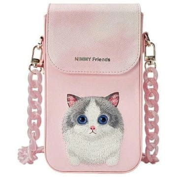 slomart Torba Nimmy Big Eyed Pet 2.0 Cat za telefon - roza