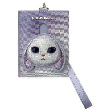slomart Portfel Nimmy Big Eyed Pet 2.0 Rabbit etui za kartice - ljubičast