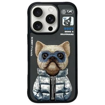 slomart Etui Nimmy Cool&Cute 2.0 Dog za iPhone 16 Pro - crno