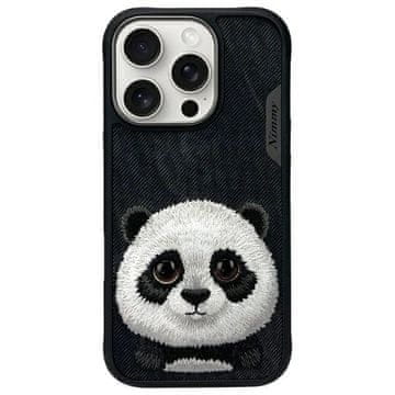 slomart Etui Nimmy Big Eyed Pet 2.0 Panda za iPhone 16 Pro - crno