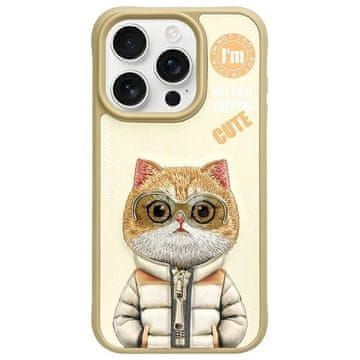slomart Etui Nimmy Cool&Cute 2.0 Cat za iPhone 15 Pro - zeleno