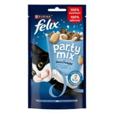 Felix Party Mix poslastice za mačke s okusom mlijeka, jogurta i sira, 8x60g