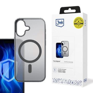 slomart Etui 3mk Frosty MagCase za iPhone 16 Plus - crno