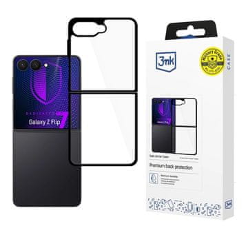 slomart Kućište 3mk Satin Armor Case+ za Samsung Galaxy Z Flip 7 - prozirno crno
