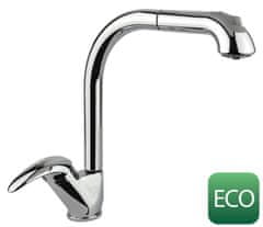 SAPHO AXUS Kuhinjska Slavina s Izvlačnom Tušem, 345 mm, Kromirana završna obrada