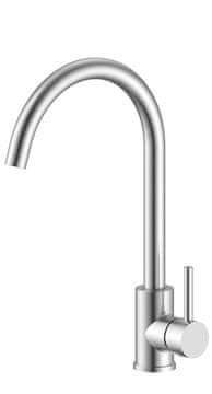 SAPHO TRONA Visoka Kuhinjska Slavina s Otočnim Izljevom, Nikl-Mosaz