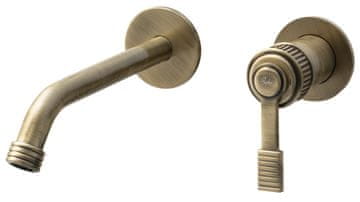 SAPHO VERSI brončana podžbukna slavina za umivaonik, dizajnerska mjed, €98