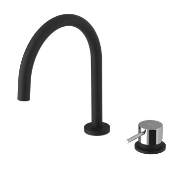 SAPHO ULTRAMIX dvokomponentna miješalica za umivaonik, crna mat/krom