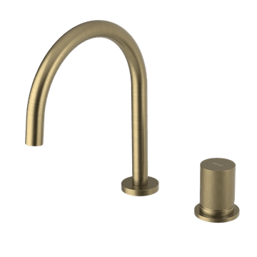 SAPHO SAPHO ULTRATAP Umivaonička miješalica, mat zlato, 239 mm, kružni dizajn