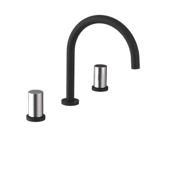 SAPHO ULTRATAP elegantna crno-krom miješalica za umivaonik, trostruke funkcije