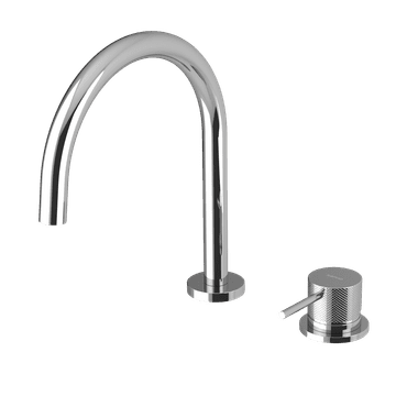 SAPHO ULTRASAN kromirana samostojeća miješalica za umivaonik, dvobračna, 239 mm visine