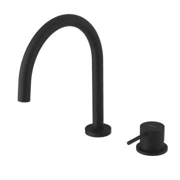 SAPHO ULTRASAN crna protočna miješalica za umivaonik, mat završna obrada