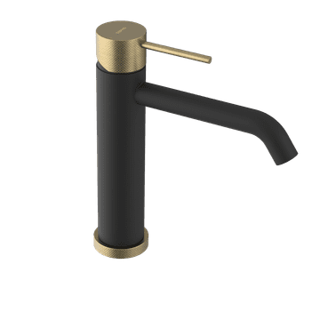 SAPHO ULTRASAN Samostojeća Slavina Srednje Visine, Mat Crna/Zlatna