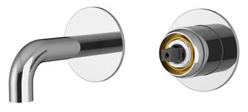 SAPHO Podžbukna slavina za umivaonik ULTRAMIX dvokomponentna, izliv 10 cm, krom
