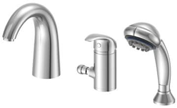 AQUALINE KASIOPEA Bat. za rub kade, kromirana - Trosmjerni Ventil, AQUALINE