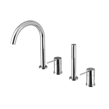 SAPHO Četverokomponentna Kromirana Kada Mješalica SAPHO ULTRAMIX 240mm