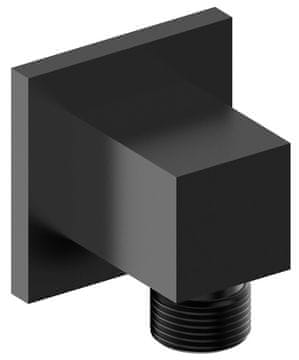 SAPHO Izljev za tuš, kvadrat, crni mat završni sloj