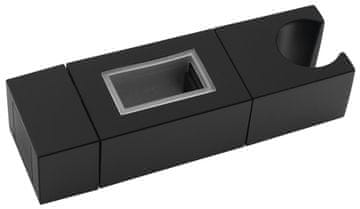 SAPHO Držač za tuš šipku 30x15mm, ABS/Crna Mat