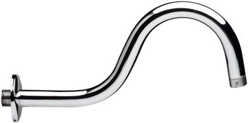 SAPHO Kromirana okrugla zidna tuš ruka SAPHO 300mm, retro dizajn