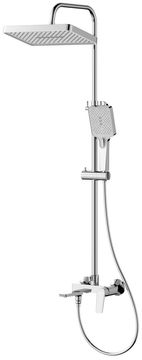 AQUALINE FLERY tuš stup s mješalicom, zakretna ruka, kromirana završna obrada