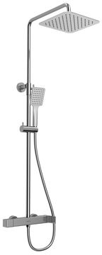 SAPHO CUBEMIX kromirani zidni tuš sustav s mješalicom