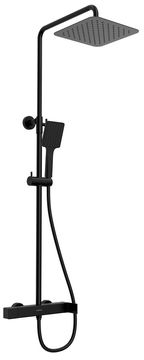 SAPHO SAPHO CUBEMIX Zidni Tuš Sistem sa Miješalicom, Mat Crna