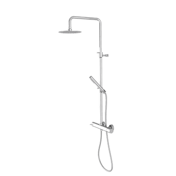 SAPHO ULTRATAP kružni zidni tuš stup s miješalicom, krom završetak