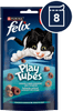 Felix PlayTubes poslastice za mačke s okusom ribe i kozica, 8x50g