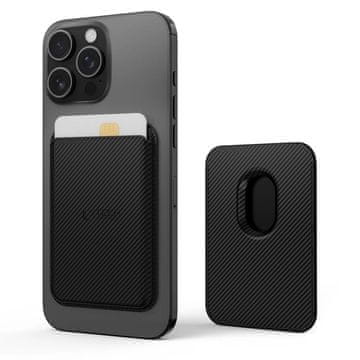 slomart Tech-Protect MagWallet Magsafe etui s univerzalnim magnetskim etuijem za kartice ili dokumente - crno