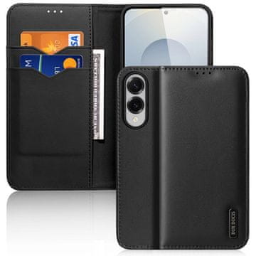 slomart Etui Dux Ducis Hivo za Samsung Galaxy S25 Edge s preklopom i RFID zaštitom - crno
