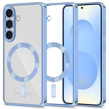 slomart Etui Tech-Protect MagFlex MagSafe za Samsung Galaxy S25 - prozirno plavo