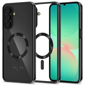 slomart Etui Tech-Protect MagFlex MagSafe za Samsung Galaxy A26 5G - prozirno-crno