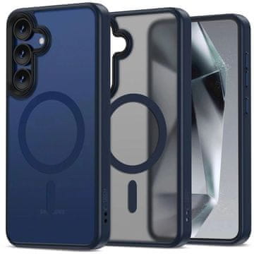 slomart Etui Tech-Protect MagMat MagSafe za Samsung Galaxy S25 - prozirno-plavo