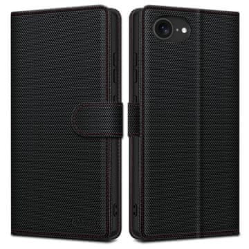 slomart TECH-PROTECT WALLET RS IPHONE 16E BLACK/RED Etui Tech-Protect Wallet za iPhone 16e - crno