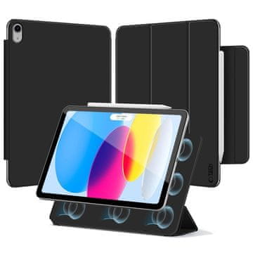 slomart Etui Tech-Protect Smartcase Magnetic za iPad 10.9” 2022 / iPad 11” 2025 - crno