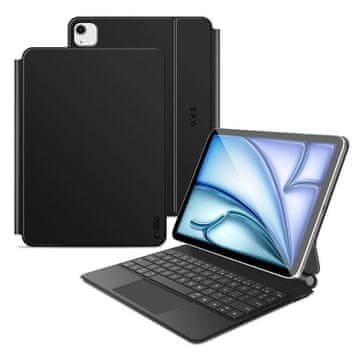 slomart Etui Tech-Protect Smartcase Magnetic s tipkovnicom za iPad Air 10.9" 2020 / 2022 / iPad Air 11" 2024 / 2025 - crno