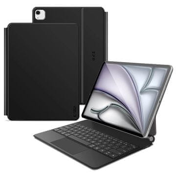 slomart Etui Tech-Protect Smartcase Magnetic s tipkovnicom za iPad Pro 12.9” 2020 / 2021 / 2022 / iPad Air 13” 2024 / 2025 - crno