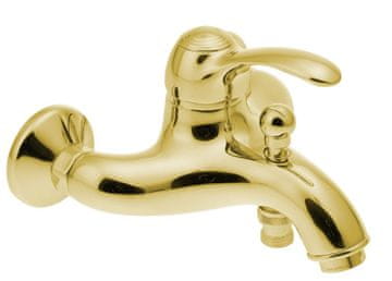 SAPHO KIRKÉ zidna mješalica za kadu, zlatna retro završna obrada