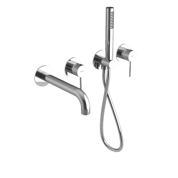 SAPHO ULTRAMIX Krom Podomítna Baterija s Tušem i Izljevom za Kupaonicu