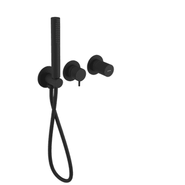 SAPHO ULTRATAP Ugradbena Miješalica s Tušem, 2 Izlaza, Mat Crna