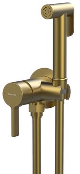 SAPHO ICONIC ugradbena bide miješalica sa Stop tušem, okruglo, mat zlato