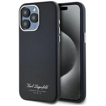 slomart Etui Karl Lagerfeld hotel RSG za iPhone 15 Pro - crno