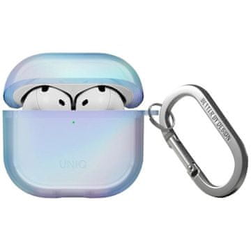 slomart Etui UNIQ Iridescia za AirPods 4 Hang Case - holo plavo