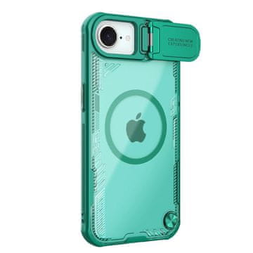 slomart Etui Nillkin Iceblade Prop Magnetic sa zaštitom za kameru i stalkom za iPhone 16e - zeleno