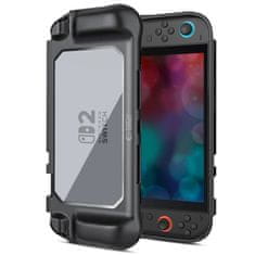 slomart Etui Tech-Protect MagMat za Nintendo Switch 2 - crno-prozirni