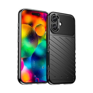 slomart Ovitek Thunder Case za iPhone 17 - crn